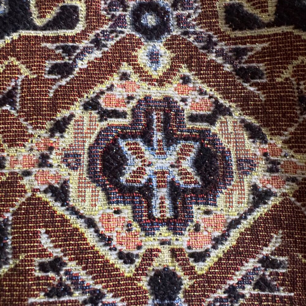 Kasper Sz 8 Multicolor Geometric Patterned Jacquard Print Lined Jacket - Picture 3 of 8